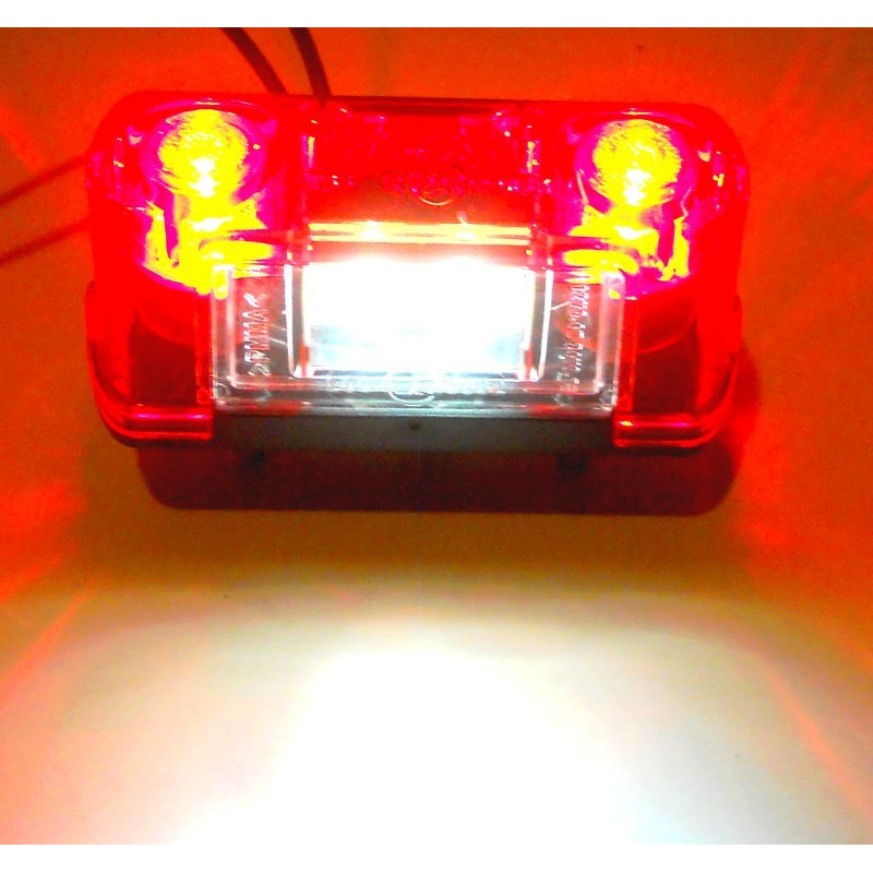 Lampa oświetlenia podświetlenia tablicy rejestracyjnej ze światłem pozycyjnym led