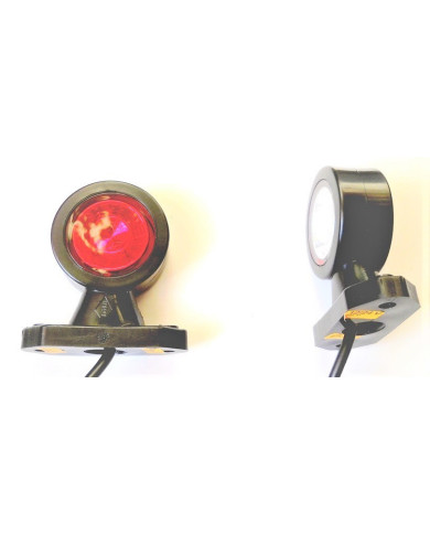 Lampa obrysowa biało-czerwona diodowa LD 721 horpol