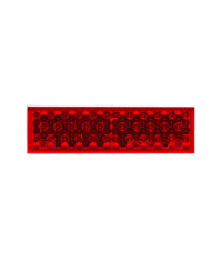 Odblask światło czerwone odblaskowe na taśmę 64x18mm czerwony 71C