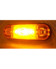 Lampa pozycyjna obrysowa boczna pomarańczowa 5 diodowa 10-30V