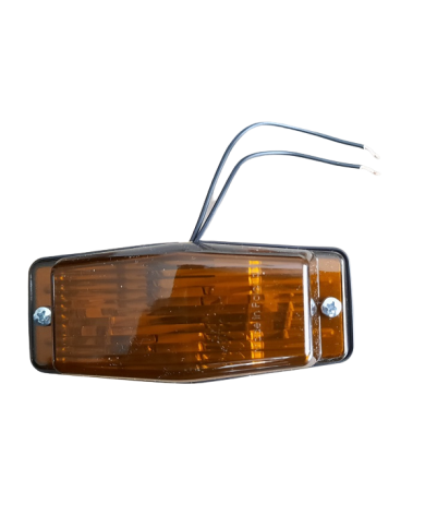 Lampa pozycyjna dwu żarówkowa Double Burner - Klosz lampy Pomarańczowo-Czarny