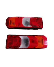 Lampa obrysowa rogowa narożna skrajna biało-czerwona diodowa