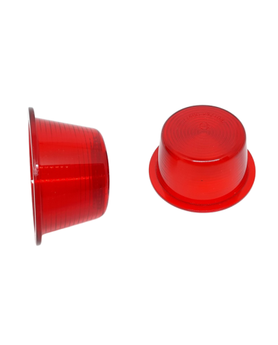 Klosz Lampy pozycyjnej obrysowej narożnej rogowej typu GYLLE RUBBER czerwony clear