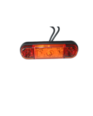 Lampa pozycyjna obrysowa boczna pomarańczowa 5 diodowa 10-30V