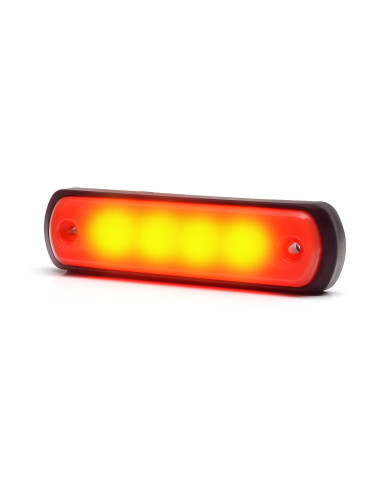 Lampa Lampka obrysowa pozycyjna czerwona tylna neon 4led diodowa