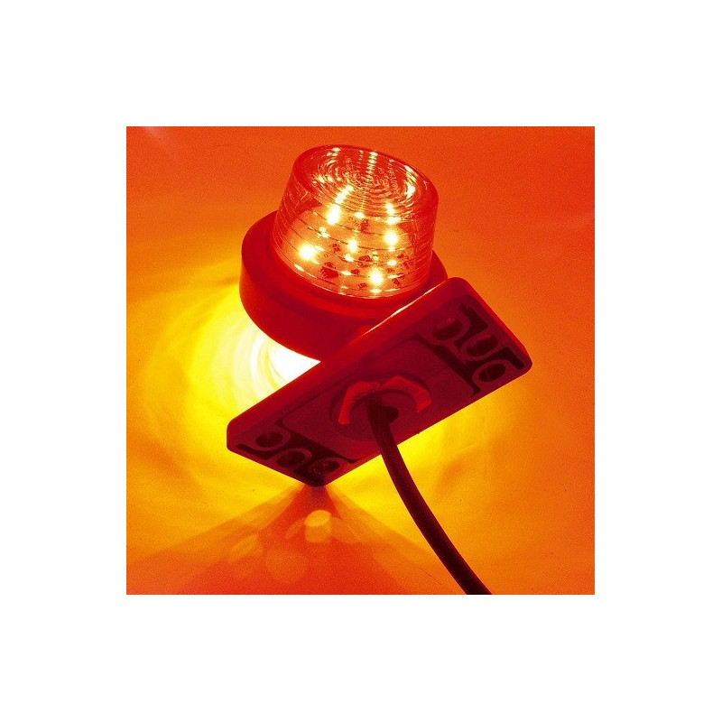 Lampa Obrysowa Pomarańczowo-czerwona LED Truck oldschool tir  rogowa diodowa.