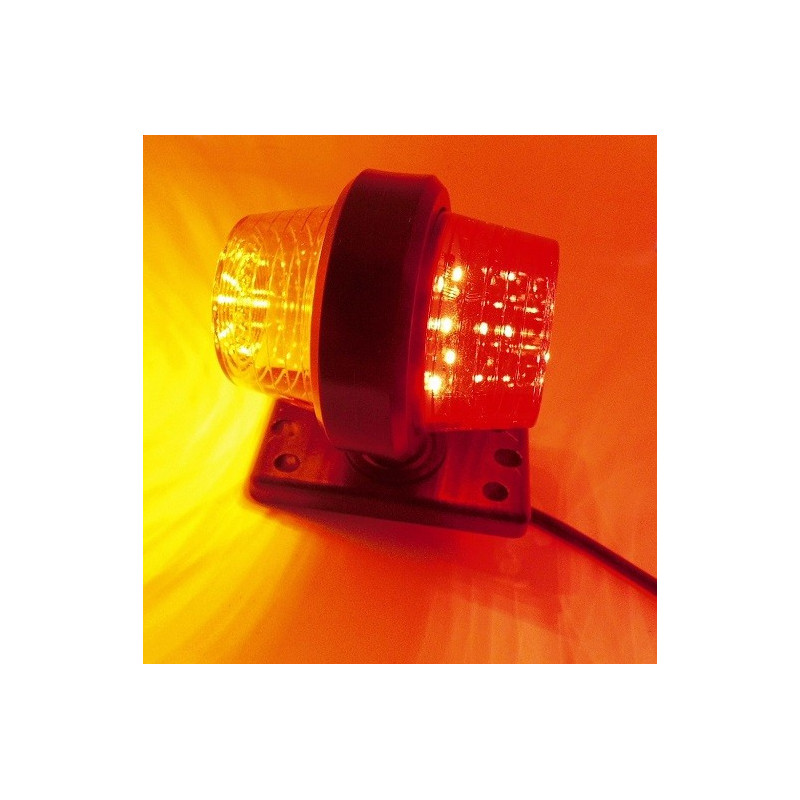 Lampa Obrysowa Pomarańczowo-czerwona LED Truck oldschool tir  rogowa diodowa.