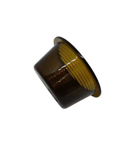 Klosz Lampy pozycyjnej obrysowej narożnej rogowej typu GYLLE RUBBER dymno-żółty clear